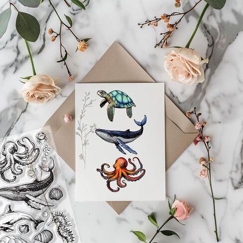 chgcraft Butterfly Fairy Clear Stamps Elves Butterfly Plants Background Attrolent Silicone Stamps للبطاقات التي تصنع سجل قصاصات DIY 8.3x5.8inch in Kuwait