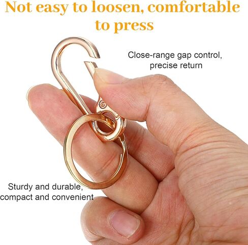 6 PCS Metal Keychains keyring سلسلة مفاتيح حلقة مقطع منظم لمفاتيح السيارة الرئيسية مفاتيح سلاسل Finder Rings Finder Keyring Accessories Women Men in Kuwait