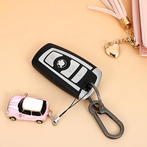 6 PCS Metal Keychains keyring سلسلة مفاتيح حلقة مقطع منظم لمفاتيح السيارة الرئيسية مفاتيح سلاسل Finder Rings Finder Keyring Accessories Women Men in Kuwait