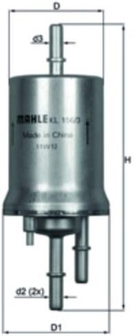 Mahle الأصلي KL 156/3 مرشح الوقود in Saudi Arabia
