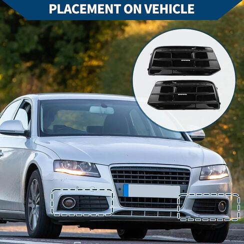 No.80a807679d/80a807680d ضباب الضوء الشواية لـ Audi Q5 2018-2022 الأمامية اليسرى اليسرى أسفل غطاء ضوء الضباب الوفير الأمامي. in Saudi Arabia