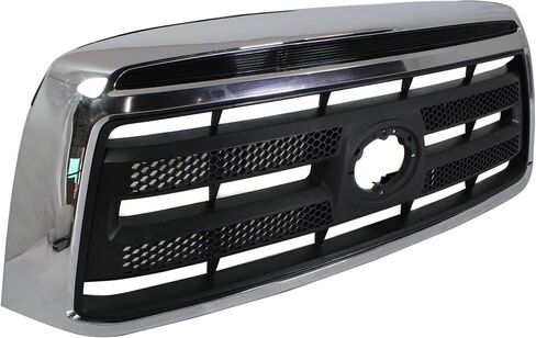 Garage-Pro Grille Assembly Compatible with 2010-2013 Toyota Tundra Chrome Shell with Textured Black Insert in Saudi Arabia