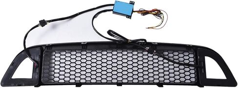 Front Bumper Upper Grille with DRL Signal Replacement for 2013 2014 Mustang 02HGL1211ABK in Saudi Arabia