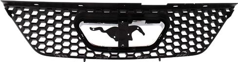 Garage-Pro Grille Assembly Compatible with 1999-2004 Ford Mustang Textured Black Shell and Insert in Saudi Arabia