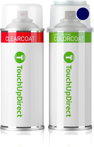 TouchUpDirect PBU True Blue Pearl Compatible With Dodge Exact Match Touch Up Paint Aerosol - Preferred Package in Saudi Arabia