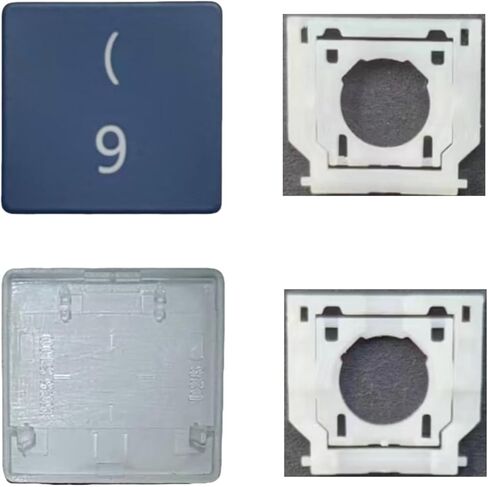 استبدال Digital 9 Keycap Keys and Hinges متوافقة مع الكمبيوتر المحمول السطحي 3/4/5 13.5/15inch 1867 1868 1872 1873 1950 1951 1952 1953 لوحة المفاتيح رقم 9 مفتاح (أسود) in Kuwait