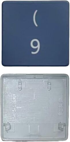 استبدال Digital 9 Keycap Keys and Hinges متوافقة مع الكمبيوتر المحمول السطحي 3/4/5 13.5/15inch 1867 1868 1872 1873 1950 1951 1952 1953 لوحة المفاتيح رقم 9 مفتاح (أسود) in Kuwait