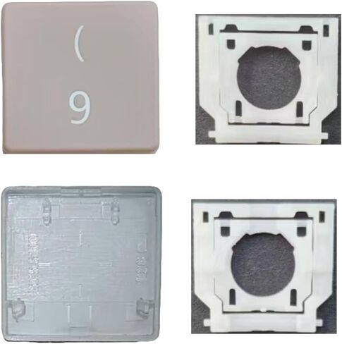 Replacement Digital 9 Keycap Keys and Hinges Compatible for Surface Laptop 3/4/5 13.5/15inch 1867 1868 1872 1873 1950 1951 1952 1953 Keyboard Number 9 Key Cap (Black) in Saudi Arabia