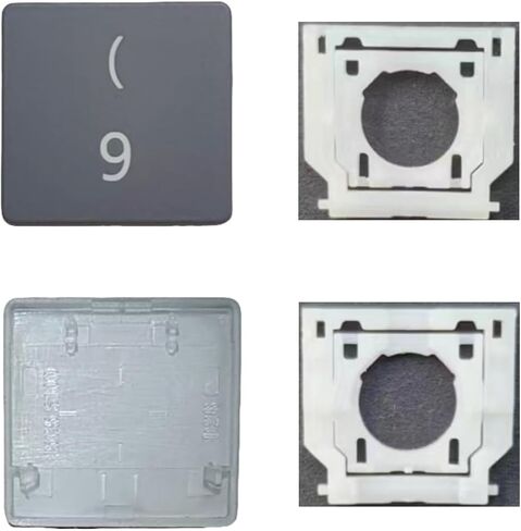 Replacement Digital 9 Keycap Keys and Hinges Compatible for Surface Laptop 3/4/5 13.5/15inch 1867 1868 1872 1873 1950 1951 1952 1953 Keyboard Number 9 Key Cap (Black) in Saudi Arabia