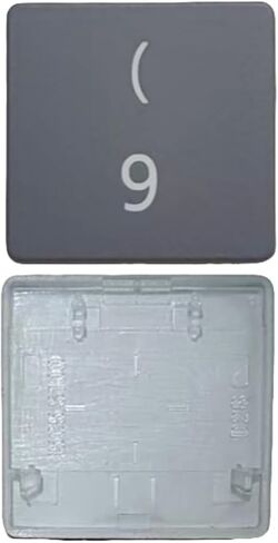 Replacement Digital 9 Keycap Keys and Hinges Compatible for Surface Laptop 3/4/5 13.5/15inch 1867 1868 1872 1873 1950 1951 1952 1953 Keyboard Number 9 Key Cap (Black) in Saudi Arabia