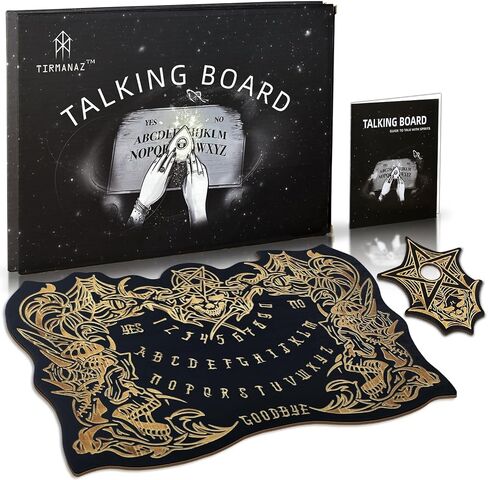 Butterfly Talking Board, Wooden Spirit Board Game for Ghost Hunting, for 2 or More Players, Including Guide Book in Kuwait