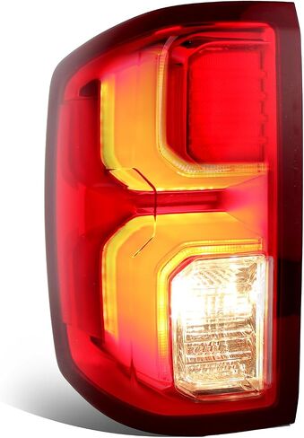 مجموعة أضواء الذيل متوافق مع 2016 2017 2018 Chevy Silverado 1500 LTZ LED LED LEDS LEVES ASSY OUTER مع المصابيح ، جانب السائق الأيسر استبدال GM2800294 84288718 in Kuwait