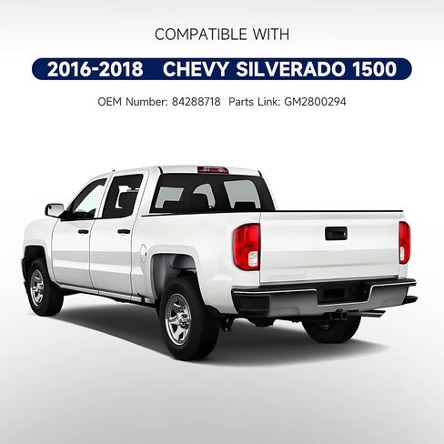 مجموعة أضواء الذيل متوافق مع 2016 2017 2018 Chevy Silverado 1500 LTZ LED LED LEDS LEVES ASSY OUTER مع المصابيح ، جانب السائق الأيسر استبدال GM2800294 84288718 in Kuwait