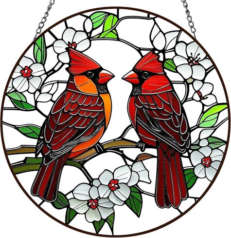 Butterfly Suncatchers Stained Glass for Windows Hanging - 8'' Sun Catchers Indoor Window - UV-Print Stain Glass Window Hanging for Home Decor, Wall Art, Gifts for Mom in Saudi Arabia
