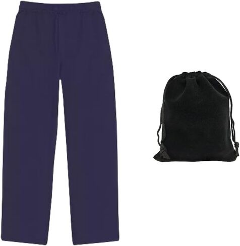 Hanes EcoSmart Boys' Sweatpants with Open-Leg Design, Durable Cotton-Blend, Includes Pouch in Saudi Arabia