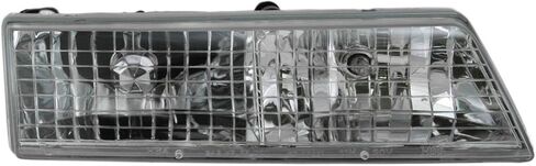 TRQ 2 قطعة مجموعة مجموعة المصابيح الأمامية سائق وجانب الراكب متوافق مع Mercury Grand Marquis 1995-1997 FO2502148 FO2503148 F5MY13008A F5MY13008B in Saudi Arabia