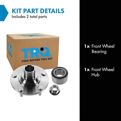 TRQ Front Wheel Bearing & Hub Kit متوافق مع 2001-2003 Mazda Protege 2002-2003 Protege5 in Saudi Arabia