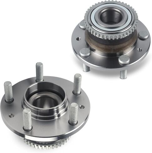 Autoround Pair 512271 Rear Wheel Bearing and Hub Assembly Compatible with Ford Fusion 2006-2012, Mazda 6 2003-2008, Lincoln MKZ 07-12/ Zephyr 06, Mercury Milan 06-11 FWD, 5 Lug w/ABS in Saudi Arabia