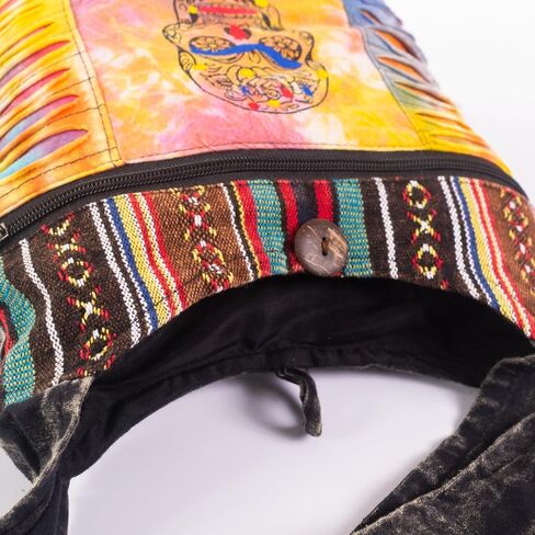 Boho Hippie Tie & Dye Vintage Handbag للنساء - حقيبة كتف ملونة مع أنماط وتصميمات فريدة in Saudi Arabia