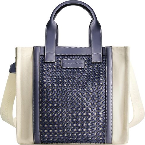 Tommy Bahama Tote ، حقيبة يومية غير رسمية للسيدات مع تصميم منسوج وحزام كتف قابل للتعديل in Saudi Arabia