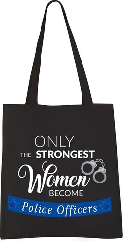 VAMSII Female Police Officer Gifts Police Tote Bag Policewoman Gift Shopping Bag in Saudi Arabia