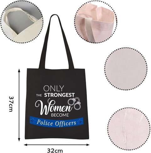 VAMSII Female Police Officer Gifts Police Tote Bag Policewoman Gift Shopping Bag in Saudi Arabia