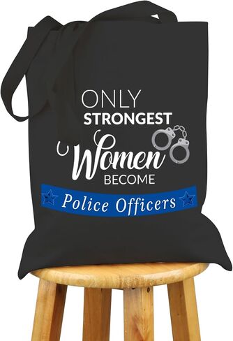 VAMSII Female Police Officer Gifts Police Tote Bag Policewoman Gift Shopping Bag in Saudi Arabia