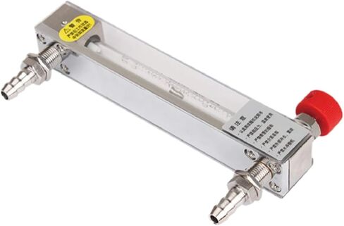 LZB-4WB Glass Tube Flow Meter Rotameter for Gas Liquid Air Water Oxygen Nitrogen Adjustable(0.3-3L-min) in Kuwait