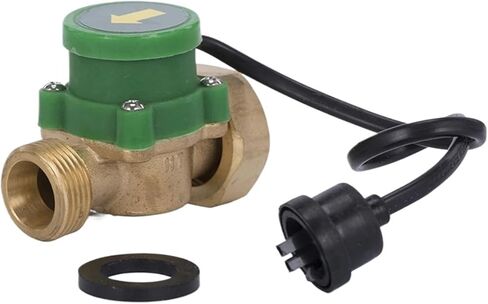 HT200 أنثى الذكور الخيط G3/4 وحدة تحكم الضغط الإلكترونية الكامل قاعة النحاس هوم دش المياه مفتاح استشعار تدفق مضخة المياه (HT-200 26mm-20mm) in Kuwait