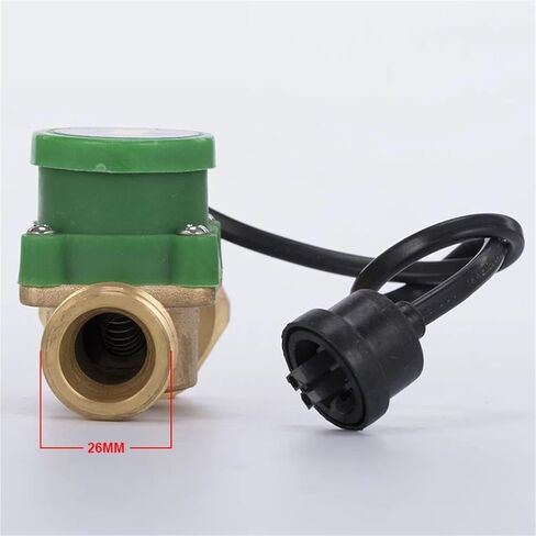 HT200 أنثى الذكور الخيط G3/4 وحدة تحكم الضغط الإلكترونية الكامل قاعة النحاس هوم دش المياه مفتاح استشعار تدفق مضخة المياه (HT-200 26mm-20mm) in Kuwait