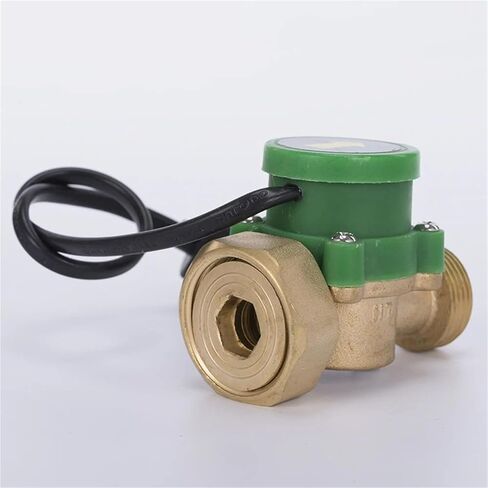 HT200 أنثى الذكور الخيط G3/4 وحدة تحكم الضغط الإلكترونية الكامل قاعة النحاس هوم دش المياه مفتاح استشعار تدفق مضخة المياه (HT-200 26mm-20mm) in Kuwait