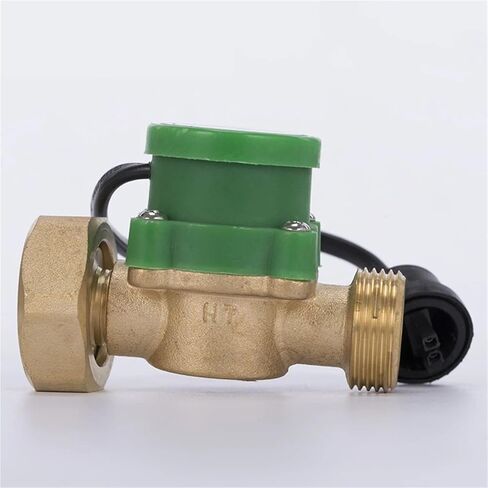 HT200 أنثى الذكور الخيط G3/4 وحدة تحكم الضغط الإلكترونية الكامل قاعة النحاس هوم دش المياه مفتاح استشعار تدفق مضخة المياه (HT-200 26mm-20mm) in Kuwait