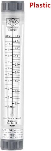 1Pcs LZM-15G Stainless steel 304 / Plastic joint interface Liquid Flow Meter Water Tube Type Air Flowmeter Gas Rotameter(1.6-16m3 H AIR,SUS 304) in Kuwait