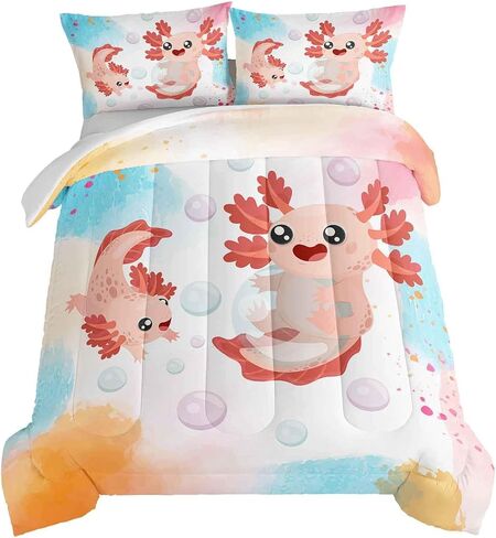 HOSIMA Big Pike Fishing Comforter Set,Bass Fish American Flag Pattern Hunting and Fishing Bed Set Full Size for Boys Room Decor, Bed in a Bag for Teens with 2 Pillowcases. in Saudi Arabia