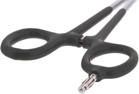 Jeweler's Basics - Straight Nose 6.25" Grounded Hemostats for Micro Welding (Black Handles) in Saudi Arabia