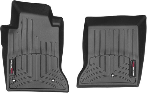 WeatherTech Custom Fit FloorLiners for Chevrolet Corvette - 1st Row (449361), Black in Saudi Arabia