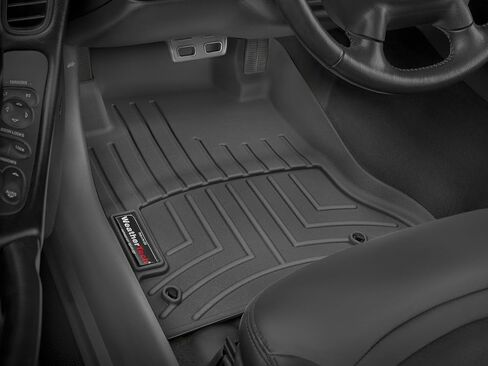 WeatherTech Custom Fit FloorLiners for Chevrolet Corvette - 1st Row (449361), Black in Saudi Arabia
