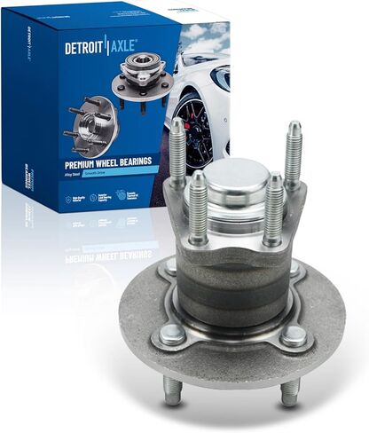 Detroit Axle - محور محمل العجلات الخلفية لـ 05-10 Chevrolet Cobalt Pontiac G5 Pursuit Saturn Ion ، Wheel Bearing and Hub Assembly 2005 2006 2007 2008 2008 2010 in Saudi Arabia