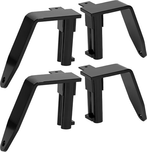 ECOTRIC Camper Tie Down for Full-Size Pickups Black 4Pcs Steel Tie Down Powder Coated in Saudi Arabia