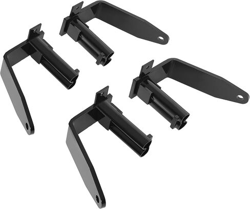 ECOTRIC Camper Tie Down for Full-Size Pickups Black 4Pcs Steel Tie Down Powder Coated in Saudi Arabia