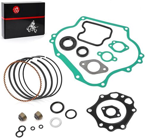 Engine Rebuild Gasket KIT W Rings & Seals STD Compatible with Kawasaki Mule 500 520 550 KAF300 1990-2004 13001-2207 13008-6007 in Saudi Arabia