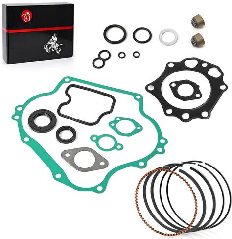 Engine Rebuild Gasket KIT W Rings & Seals STD Compatible with Kawasaki Mule 500 520 550 KAF300 1990-2004 13001-2207 13008-6007 in Saudi Arabia