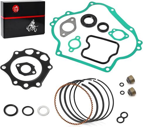 Engine Rebuild Gasket KIT W Rings & Seals STD Compatible with Kawasaki Mule 500 520 550 KAF300 1990-2004 13001-2207 13008-6007 in Saudi Arabia
