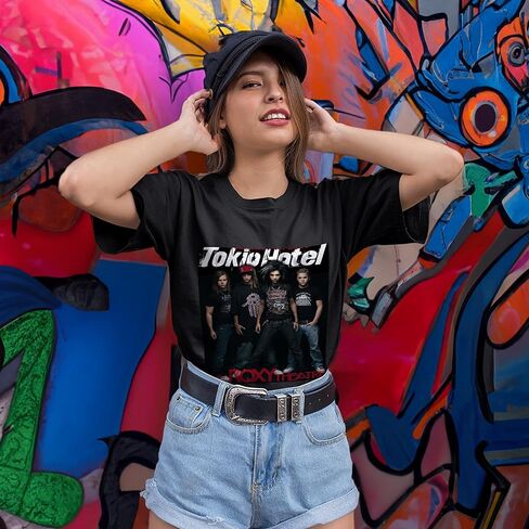 T-Shirt Hotel Girl Boy Gift for Men Tokio Sleeve Family Friend Unisex Women Multicoloured in Saudi Arabia