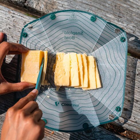 Snapfold™ Solo Pack 3-Piece Collapsible Tableware Set – Lightweight 4 oz, Leakproof, Compact Camping Gear for Backpacking, Hiking, and Outdoors, Includes Foldable Cup, Bowl, and Dish in Kuwait