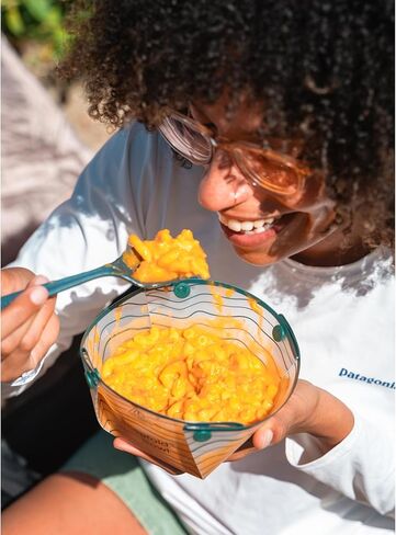 Snapfold™ Solo Pack 3-Piece Collapsible Tableware Set – Lightweight 4 oz, Leakproof, Compact Camping Gear for Backpacking, Hiking, and Outdoors, Includes Foldable Cup, Bowl, and Dish in Kuwait