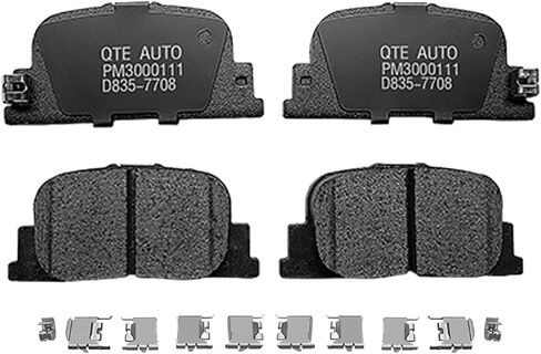 PM Auto Rear Brake Pads Replacement For 2000 2001 Lexus ES300, 2005-2010 Scion TC, 2000 2001 Toyota Camry, Set of 4 Ceramic Brake Pads in Saudi Arabia