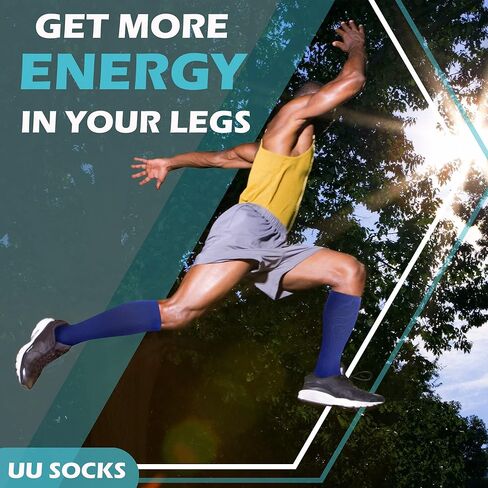 Medical Compression Socks for Women and Men 3 Pairs 20-30 mmHg Knee High Christmas Compression Stockings Circulation Best for Running Athletic Nurses in Saudi Arabia