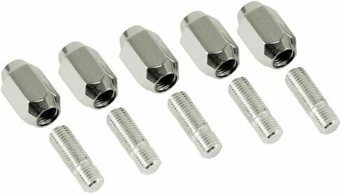 Chrome Lug Nuts & Studs 12mm 5 ، متوافق مع Dune Buggy in Saudi Arabia