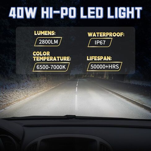 Vpimozo 4 بوصة LED أضواء الضباب LED لعام 2018-2024 Jeep Wrangler JL JLU JLU Sport Rubicon Sahara 2020+ Gladiator JT ، 30W LED LED Mort in Kuwait